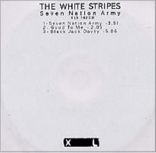 The White Stripes Seven Nation Army CD-R acetate UK WSTCRSE240159