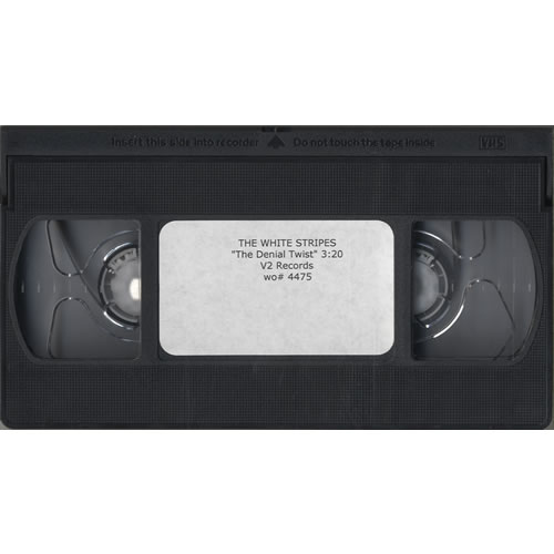 The White Stripes The Denial Twist video (VHS or PAL or NTSC) US WSTVITH462577