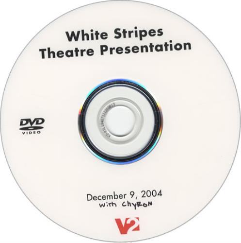 The White Stripes Theatre Presentation promo DVD-R US WSTDRTH344335