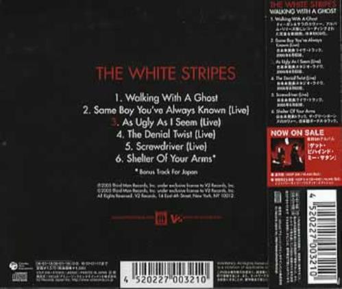 The White Stripes Walking With A Ghost CD album (CDLP) Japanese WSTCDWA358615