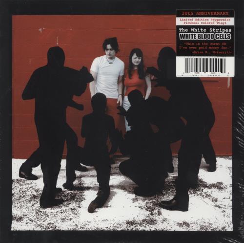 The White Stripes White Blood Cells - Peppermint Pinwheel - Sealed vinyl LP album (LP record) US WSTLPWH864412