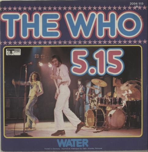 The Who 5.15 (Five Fifteen) + Sleeve 7" vinyl single (7 inch record / 45) German WHO07FI68476