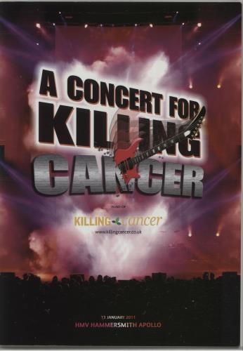 The Who A Concert For Killing Cancer tour programme UK WHOTRAC677311