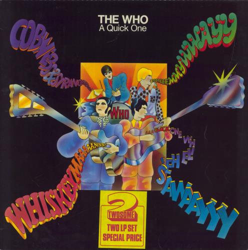 The Who A Quick One / The Who Sell Out - Stickered 2-LP vinyl record set (Double LP Album) UK WHO2LAQ710509