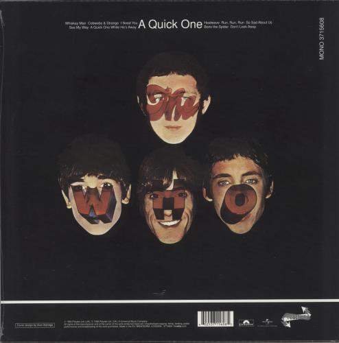 The Who A Quick One - Sealed vinyl LP album (LP record) UK WHOLPAQ874025