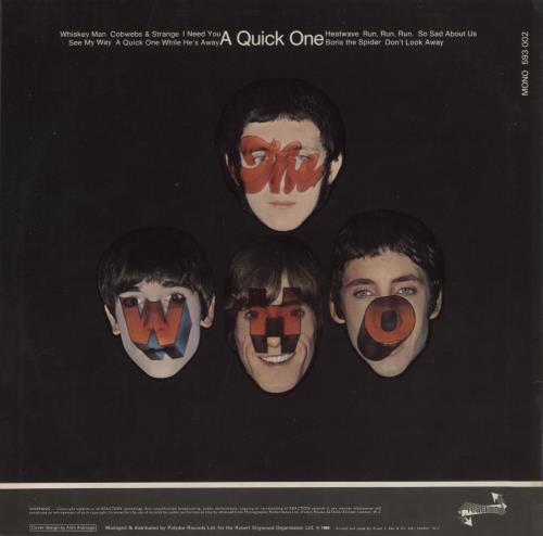 The Who A Quick One vinyl LP album (LP record) UK WHOLPAQ210979
