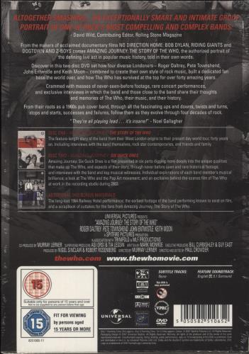 The Who Amazing Journey: The Story Of The Who - Sealed DVD UK WHODDAM617454