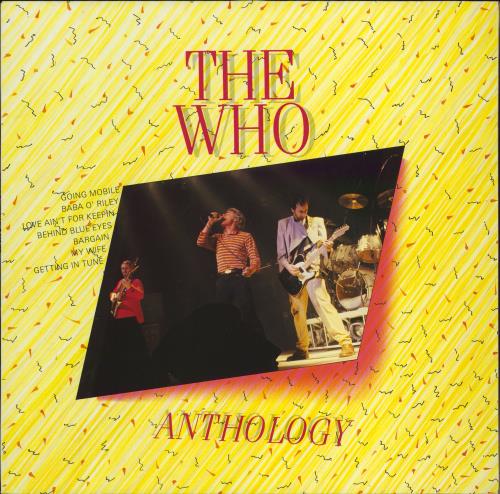 The Who Anthology vinyl LP album (LP record) Dutch WHOLPAN774188