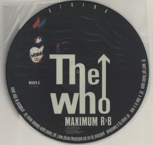 The Who Athena - Mispress 12" vinyl picture disc (12 inch picture record) UK WHO2PAT593623
