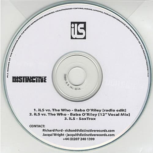 The Who Baba O'Riley CD single (CD5 / 5") UK WHOC5BA385352