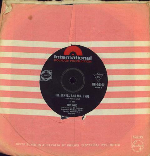 The Who Call Me Lightning - VG 7" vinyl single (7 inch record / 45) Australian WHO07CA784783