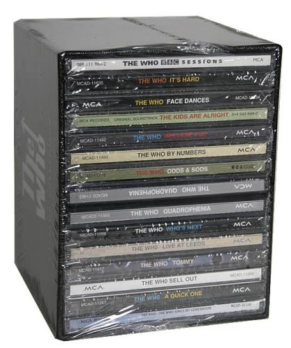 The Who Catalog Collection box set US WHOBXCA222435