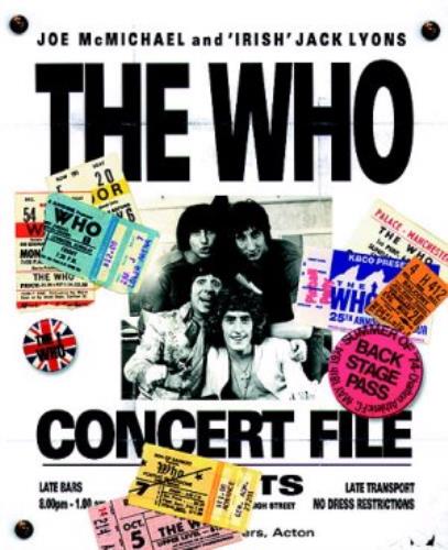 The Who Concert File book UK WHOBKCO409761