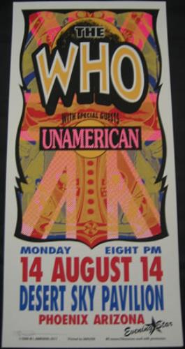 The Who Concert Poster poster US WHOPOCO373497