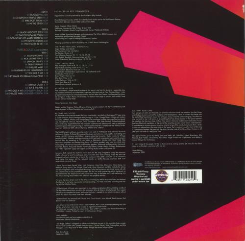 The Who Endless Wire 2-LP vinyl record set (Double LP Album) US WHO2LEN805571