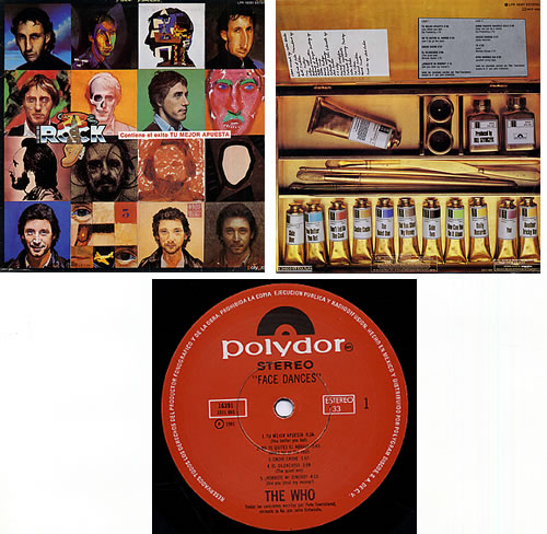 The Who Face Dances vinyl LP album (LP record) Mexican WHOLPFA331298