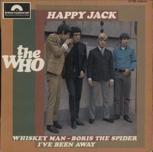 The Who Happy Jack EP 7" vinyl single (7 inch record / 45) French WHO07HA103473