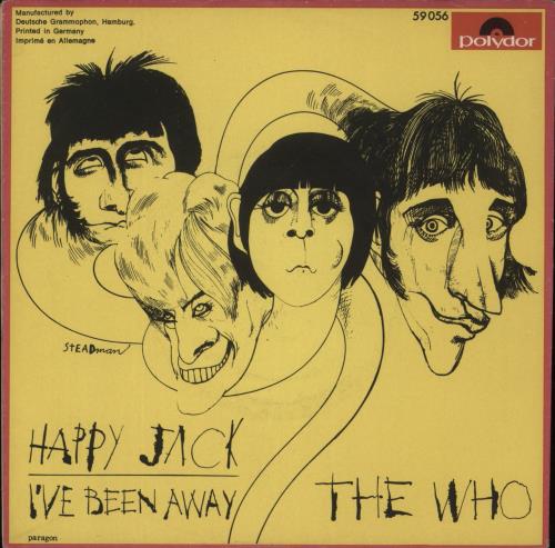 The Who Happy Jack 7" vinyl single (7 inch record / 45) German WHO07HA83349