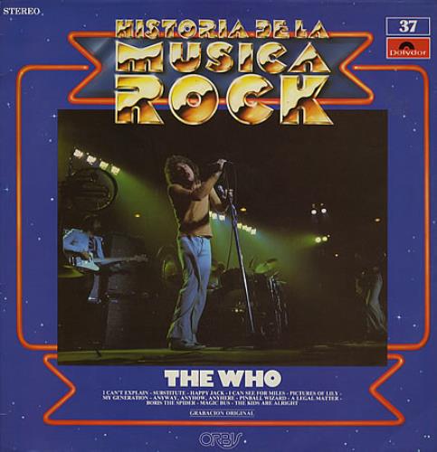 The Who Historia De La Musica Rock vinyl LP album (LP record) Spanish WHOLPHI359585