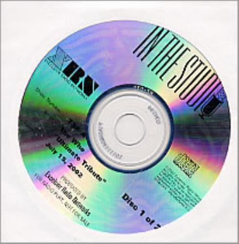 The Who In The Studio 2 CD album set (Double CD) US WHO2CIN233205