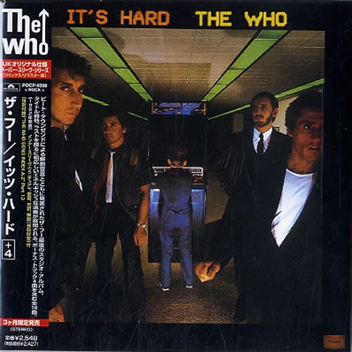 The Who It's Hard CD album (CDLP) Japanese WHOCDIT145547