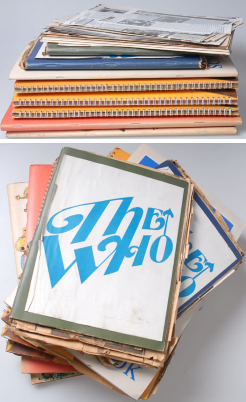 The Who Large Quantity Of Cuttings/Scrapbooks memorabilia UK WHOMMLA589083