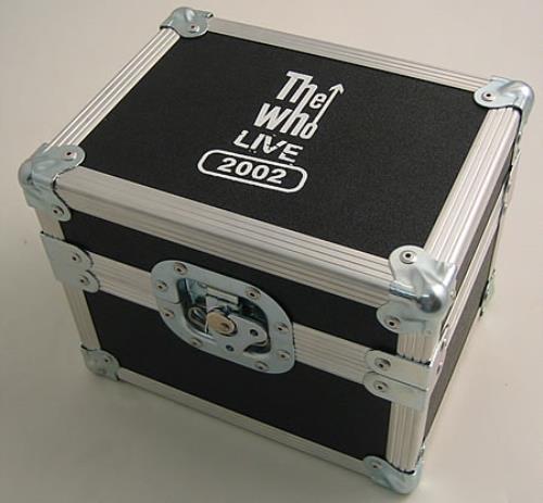 The Who LIVE 2002 - AUTOGRAPHED 50-CD Road Case Box Set box set US WHOBXLI398386
