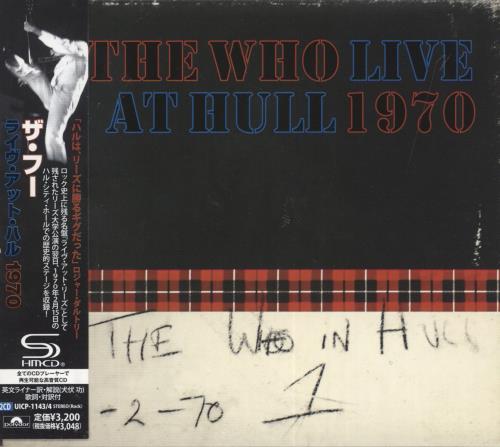 The Who Live At Hull - SHM-CD SHM CD Japanese WHOHMLI815319