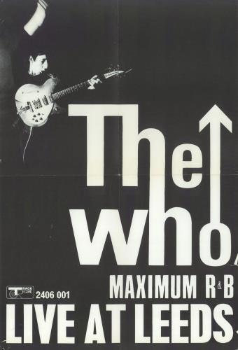 The Who Live At Leeds - 2nd Blue - Complete vinyl LP album (LP record) UK WHOLPLI872068
