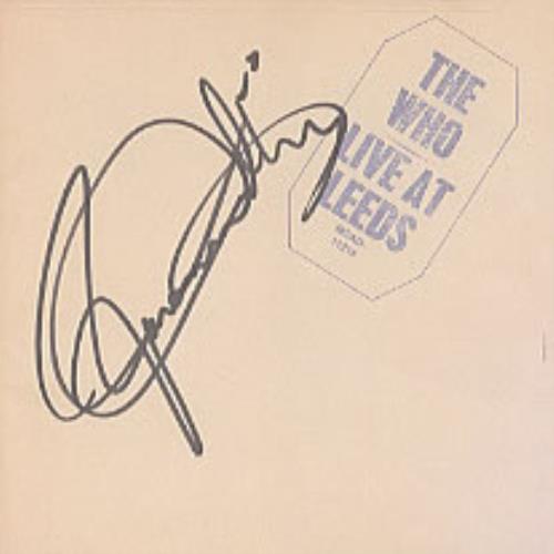 The Who Live At Leeds - AUTOGRAPHED CD album (CDLP) US WHOCDLI212159