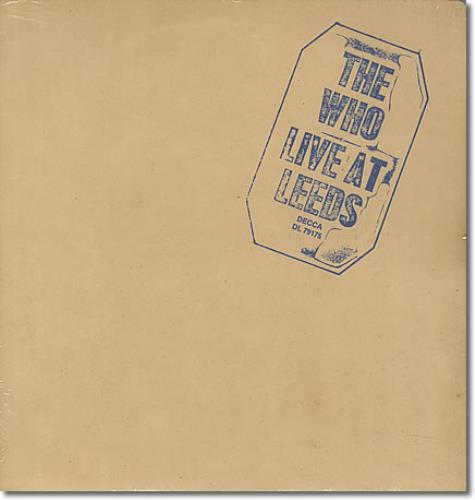 The Who Live At Leeds - Sealed vinyl LP album (LP record) US WHOLPLI390797