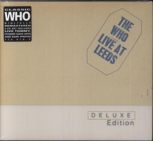 The Who Live At Leeds - Sealed 2 CD album set (Double CD) UK WHO2CLI657580