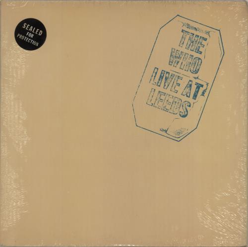 The Who Live At Leeds - Sealed vinyl LP album (LP record) US WHOLPLI682879
