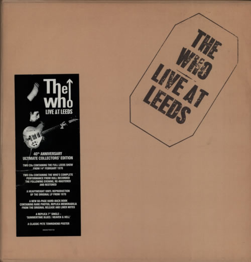 The Who Live At Leeds - Ultimate Collectors' Edition Vinyl Box Set UK WHOVXLI523147