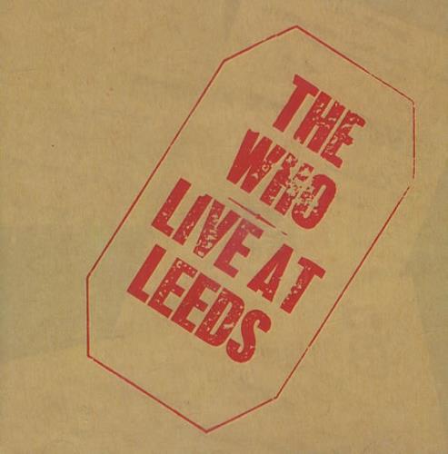 The Who Live At Leeds CD album (CDLP) UK WHOCDLI367214