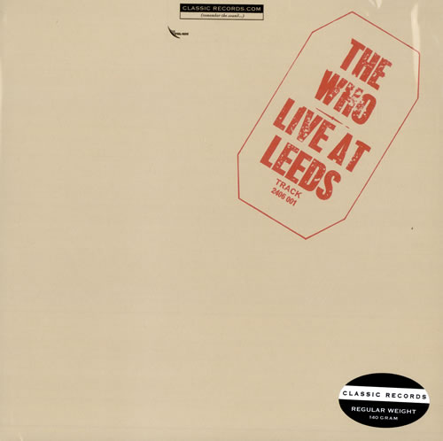 The Who Live At Leeds vinyl LP album (LP record) US WHOLPLI483530