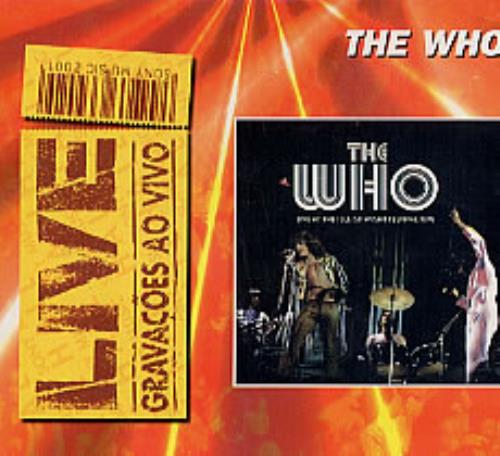 The Who Live At The Isle Of Wight Festival 1970 2 CD album set (Double CD) Brazilian WHO2CLI231952