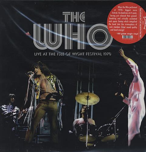 The Who Live At The Isle Of Wight Festival 1970 3-LP vinyl record set (Triple LP Album) UK WHO3LLI325701