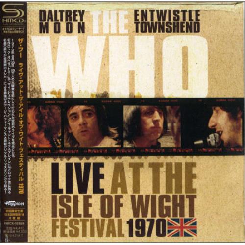 The Who Live At The Isle Of Wight Festival 1970 SHM CD Japanese WHOHMLI464058