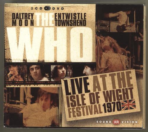 The Who Live At The Isle Of Wight Festival 1970 3-disc CD/DVD Set UK WHO3DLI716596