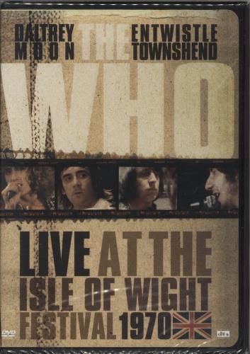 The Who Live At The Isle Of Wight Festival 1970 DVD UK WHODDLI876086