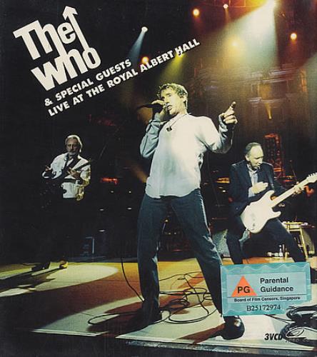 The Who Live At The Royal Albert Hall Video CD Hong Kong WHOVDLI201542