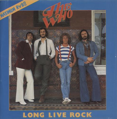 The Who Long Live Rock - P/S 7" vinyl single (7 inch record / 45) UK WHO07LO56873