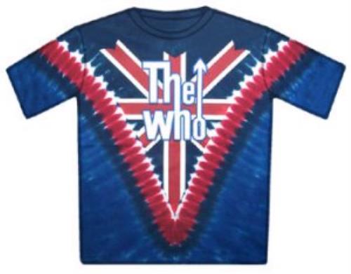 The Who Long Live Rock Tie Dye - Medium T-Shirt t-shirt UK WHOTSLO332409