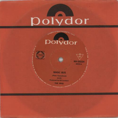The Who Magic Bus 7" vinyl single (7 inch record / 45) Australian WHO07MA873967