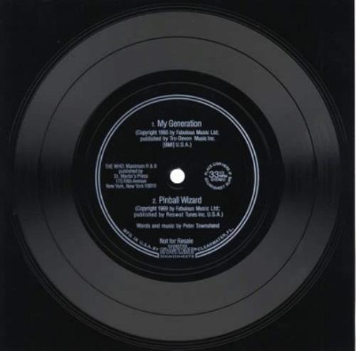 The Who Maximum R&B - Sealed book US WHOBKMA454185