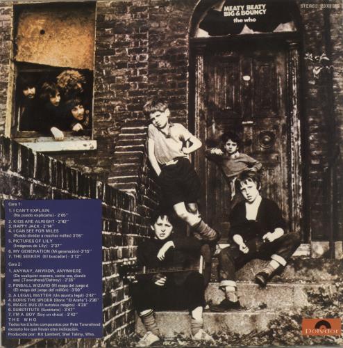 The Who Meaty Beaty Big And Bouncy vinyl LP album (LP record) Spanish WHOLPME629745