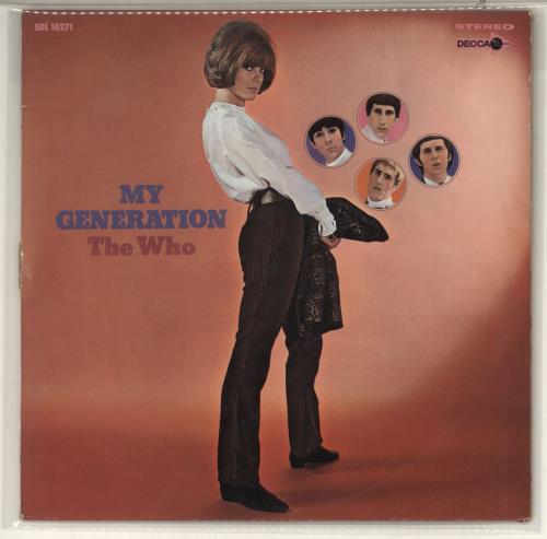 The Who My Generation - 1st - Girl Cover (VG+) vinyl LP album (LP record) Japanese WHOLPMY729865