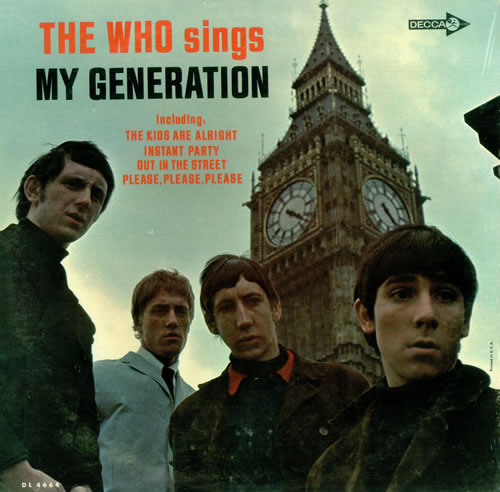 The Who My Generation - shrink vinyl LP album (LP record) US WHOLPMY454428