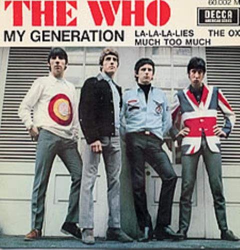 The Who My Generation 7" vinyl single (7 inch record / 45) French WHO07MY215670